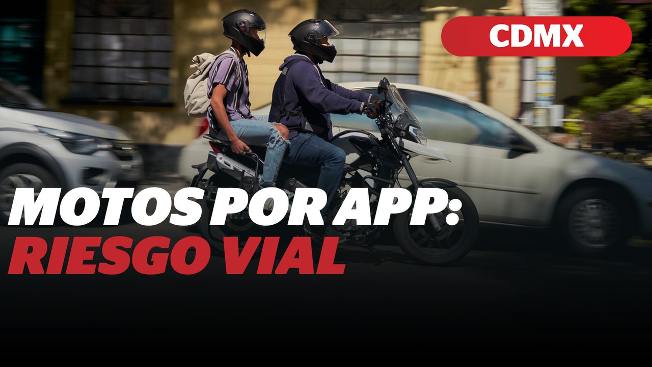 Motos por app siguen operando en CDMX pese a alto riesgo vial en 2026 | Reporte Indigo