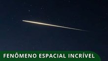 Meteoro? Nave da SpaceX deixa rastro brilhante no céu; veja