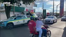 Blitz de trânsito apreende motocicletas no bairro Floresta, em Cascavel