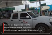 Procon de Cajazeiras orienta consumidores sobre direitos e fiscalização da qualidade de combustíveis