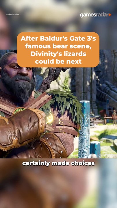 After Baldur's Gate 3's Famous Bear Scene, Divinity's Lizards Could Be Next #shorts