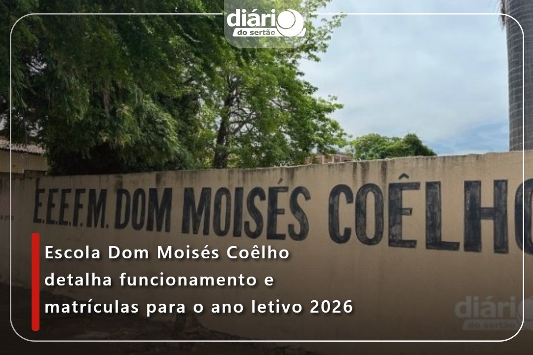 Escola Dom Moisés Coêlho detalha funcionamento e matrículas para o ano letivo 2026