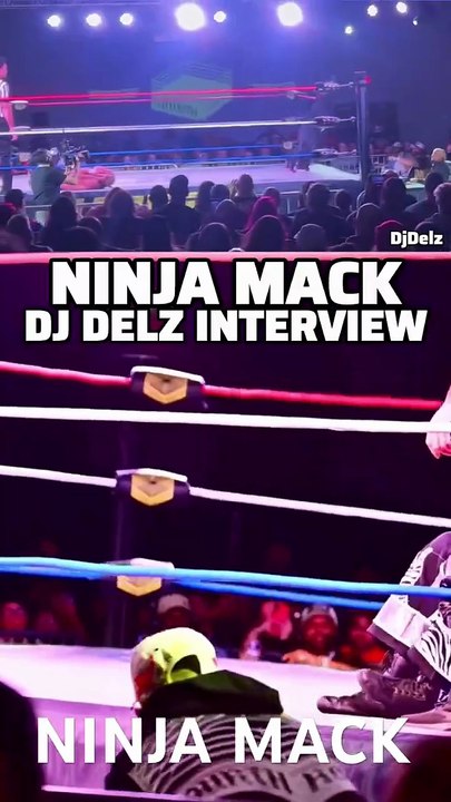 4th Rope Wrestside gun Ninja Mack Wrestler a real deal Ninja #ninjamack #ninja #wrestling