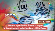 SOMOS | Venezuela | Artistas y población llaman a la paz y liberación del pdte. Maduro y Cilia Flores 15-01-2026