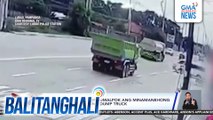 Driver, patay matapos sumalpok ang minamanehong truck sa sinundang dump truck | Balitanghali