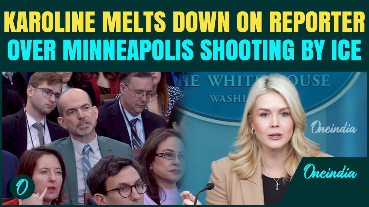 Karoline Leavitt CLASHES with Reporter Over Minneapolis Shooting By ICE; DEFENDS Federal Guards MOVE