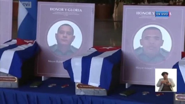 Cuba: homenajes a los soldados fallecidos en captura de Maduro en Caracas
