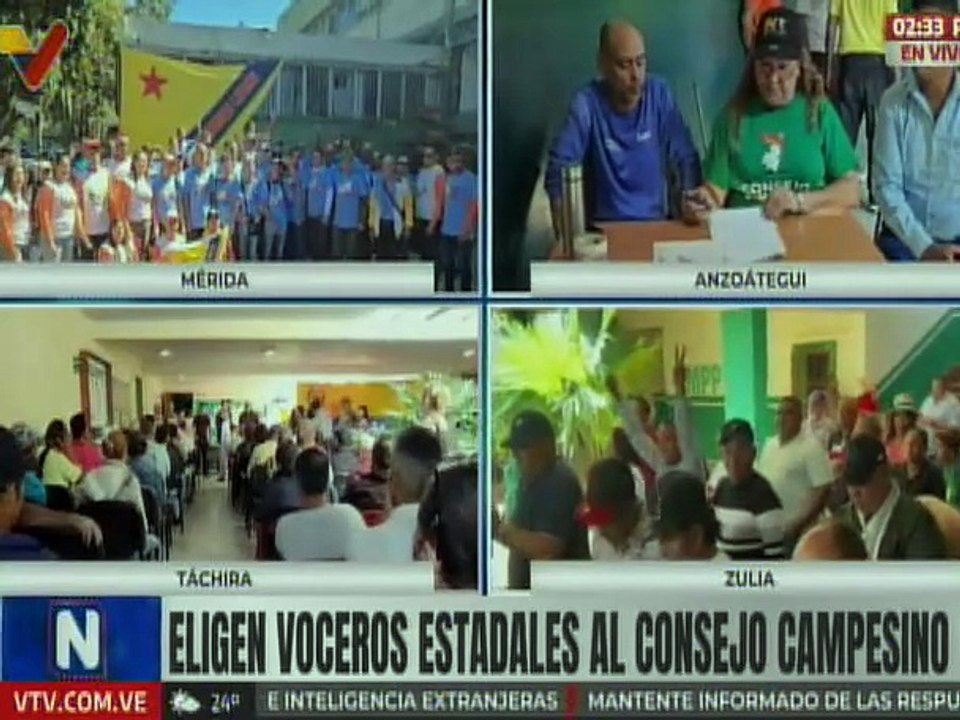 Fuerza campesina merideña elige a sus voceros estadales para los Consejos Campesinos