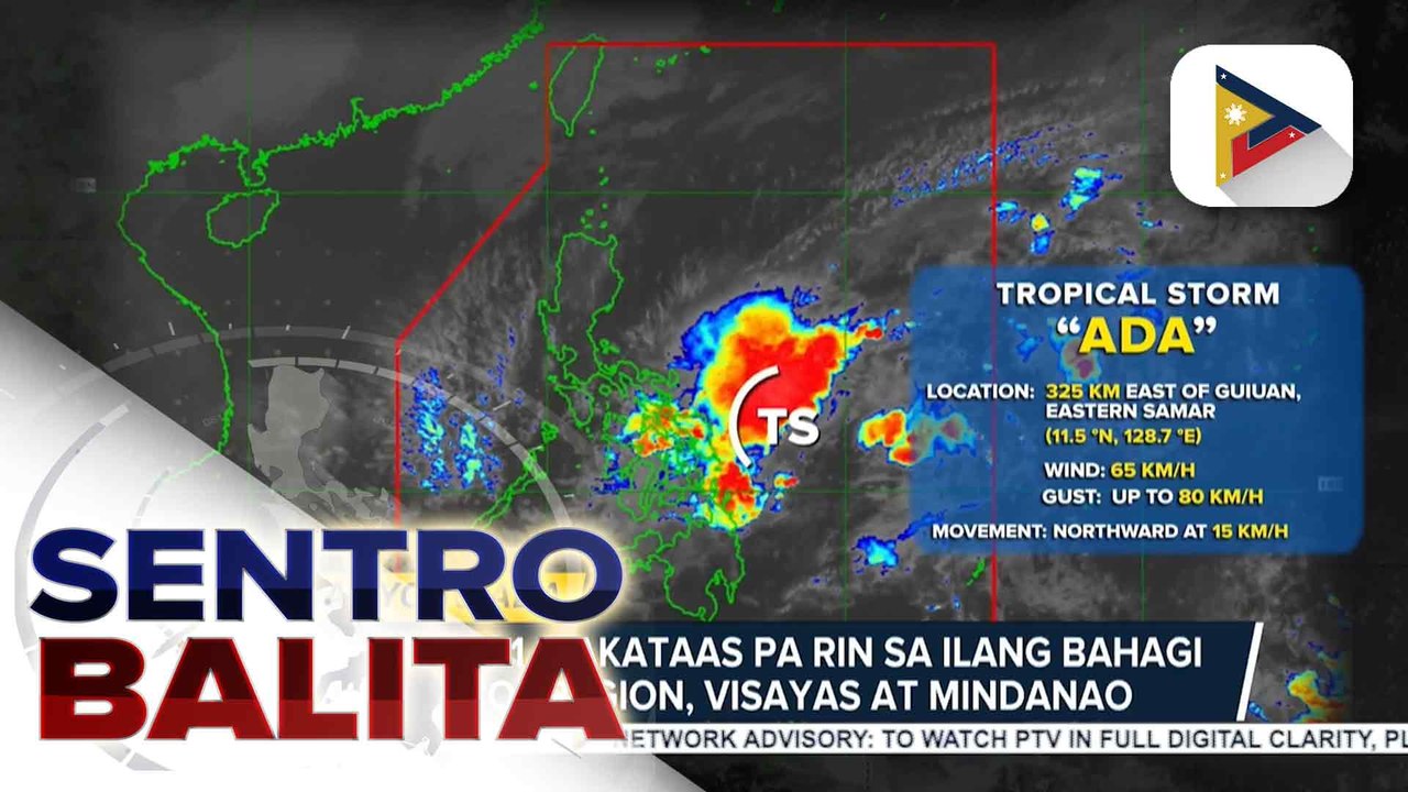 PAGASA, naglabas ng Heavy Rainfall outlook sa harap ng banta ng Bagyong #AdaPH; Signal No. 1, nakataas sa ilang bahagi ng Bicol region, Visayas, at Mindanao