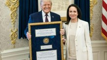 Machado übergibt Trump Friedensnobelpreis, spricht von "beeindruckendem" Gespräch