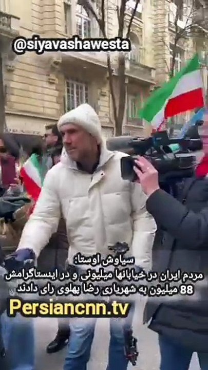 نود  میلیون ایرانی در رفراندوم خونین به پرنس رضا پهلوی رای دادند