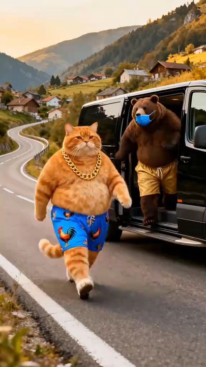 That orange cat again!