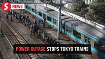 Power outage halts Tokyo commuter train lines, disrupting thousands