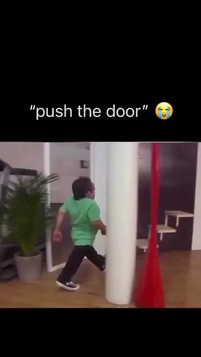 Push the door