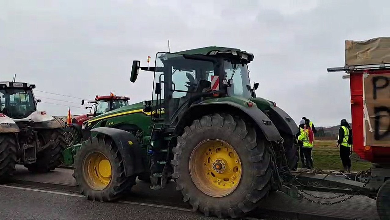 Gran tractorada en Burgos: listos para iniciar la marcha contra Mercosur