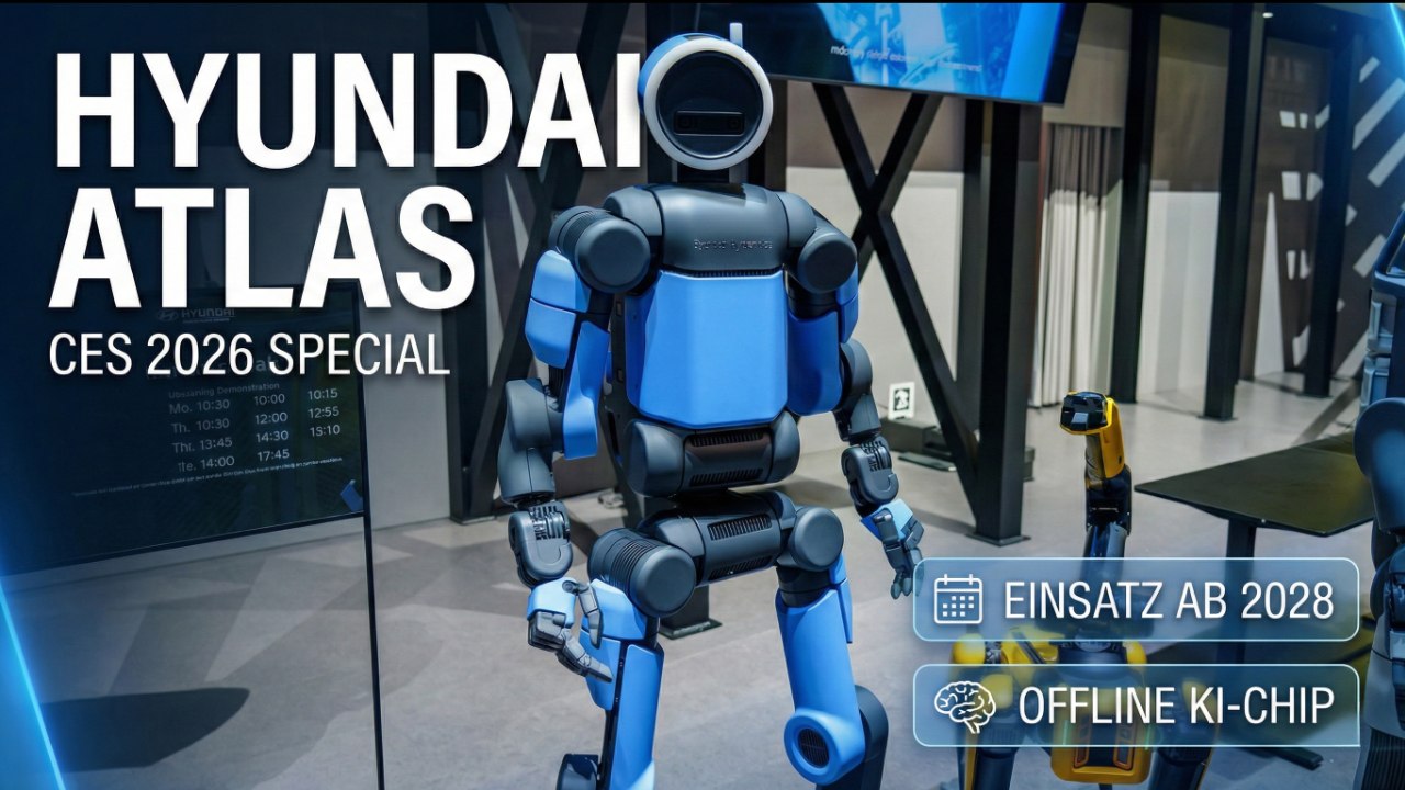 Hyundai zeigt Robotik-Offensive mit IONIQ 5 Robotaxi & Atlas