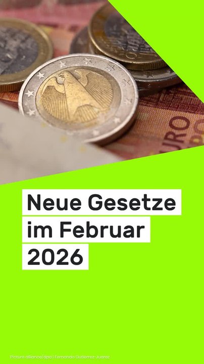 No Glomex Neue Gesetze im Februar 2026: Solarstrom, Euro und mehr - das ändert sich ab 01.02.
