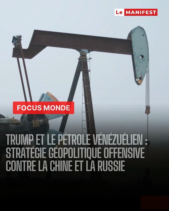 🚨🛢️🇻🇪 Pétrole vénézuélien : coup stratégique de Trump.  Géo-énergie, puissance et realpolitik. 🎯