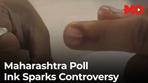 Maharashtra poll ink sparks controversy