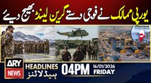 European countries troops arrive in Greenland || ARY News 4 PM Headlines || 16th Jan 2026