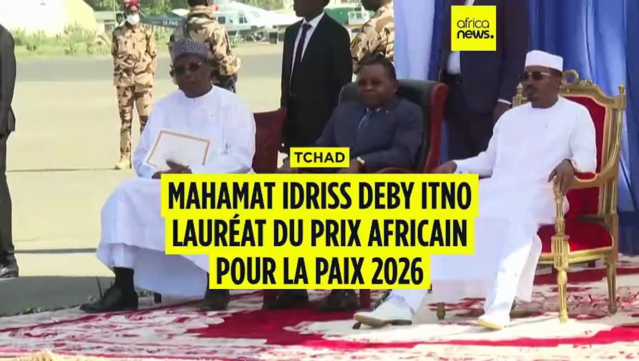 Tchad : Mahamat Idriss Déby lauréat du prix africain pour la paix 2026
