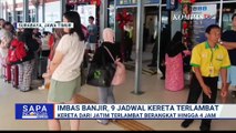 Situasi Stasiun Pasar Senen, Perjalanan Kereta Dari Pasar Senen Kembali Normal | SAPA MALAM