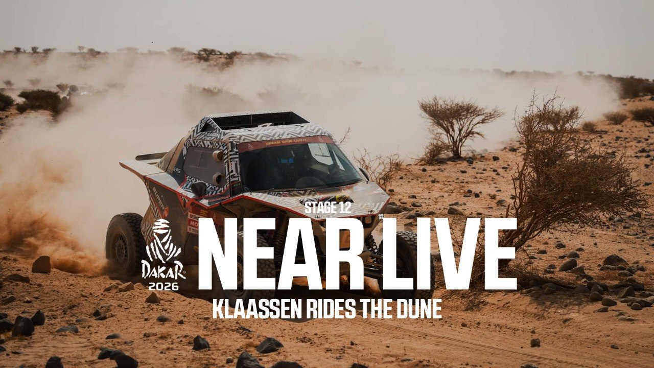 Klaassen rides the dune