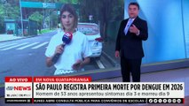 São Paulo registra primeira morte por dengue em 2026