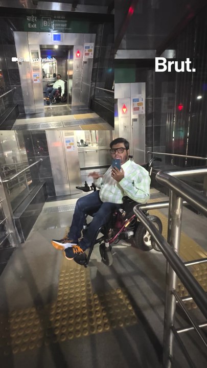 A wheelchair user’s routine night commute turned into a struggle after the lift at Worli metro broke down.