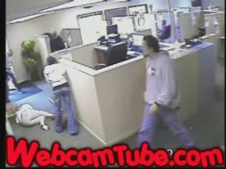 Girl Cries After Taking a Hilarious Fall at Work