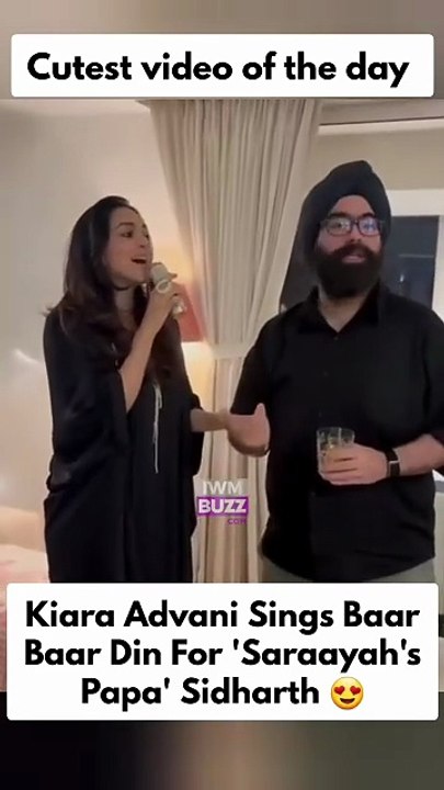 Kiara Advani added warmth to husband Sidharth Malhotra’s 41st birthday celebrations by singing ‘Baar Baar Din Ye Aaye,’ making the occasion extra special