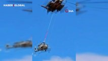 İsrail'de helikopter yere böyle çakıldı