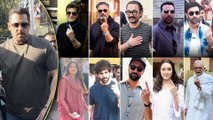 Salman Khan, Aamir Khan, Ranbir Kapoor, Akshay Kumar, Kartik Aaryan, Shraddha Kapoor, Gulzar Ji & More VOTE - BMC Elections 2026