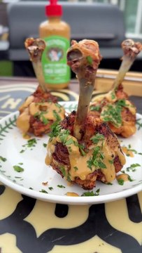 Smoked and Deep Fried Chicken Lollipops chicken chickenrecipe
