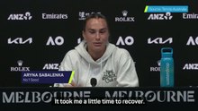 Sabalenka wants to avenge last year's Australian Open final shock