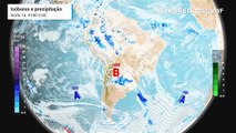 Sexta-feira, 16 de janeiro: Precipitação, nebulosidade e pressão a nível do mar previstos até domingo (18).