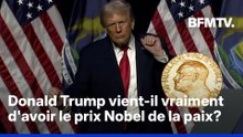 Donald Trump vient-il vraiment d'obtenir le prix Nobel de la paix?