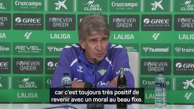 Betis - Pellegrini sur Amrabat et Abde : Toujours positif de revenir avec le titre