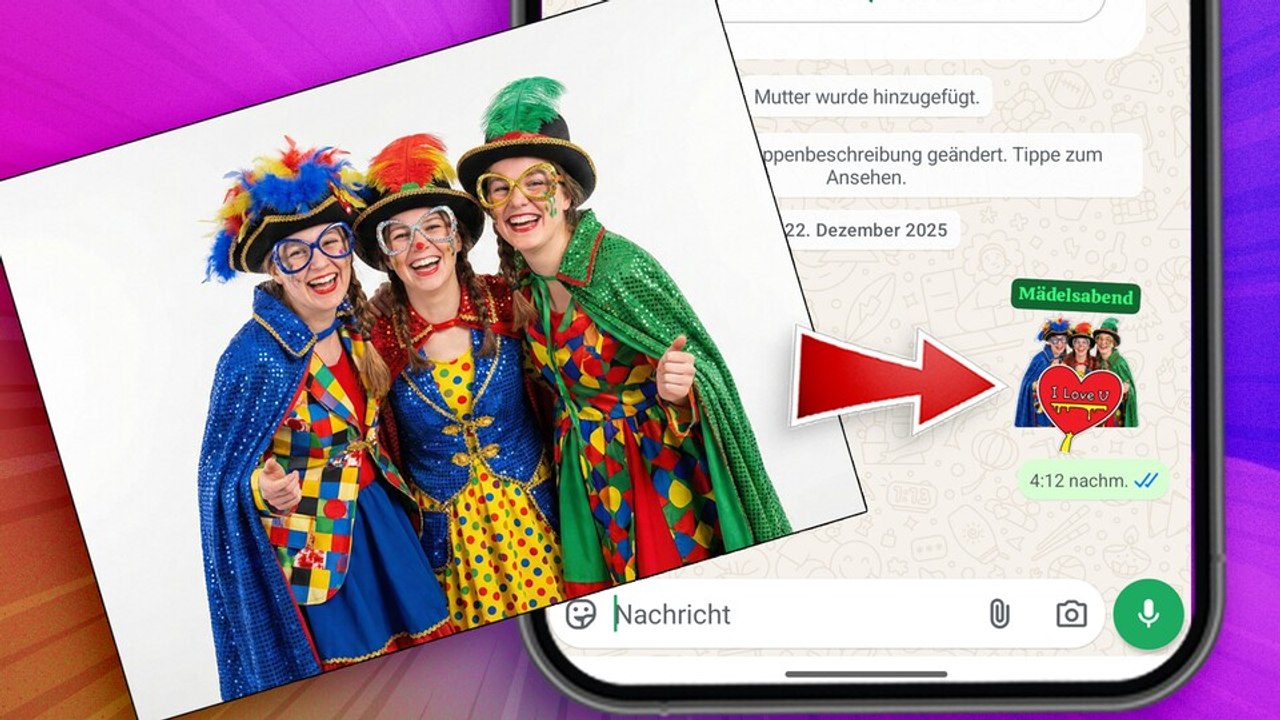 So erstellt ihr einen Sticker auf WhatsApp in unter 60 Sekunden