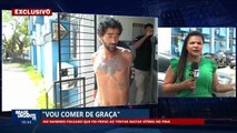 “Vou comer de graça”, diz bandido que foi preso ao tentar matar vítima no Pina