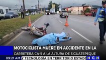 ¡Lamentable! Motociclista perece tras chocar con rastra en la CA-5, Siguatepeque