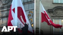 WATCH: Danish Parliament Raises Greenland Flag as US Delegation Arrives | APT