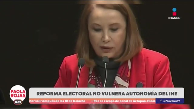 Reforma electoral no vulnera al INE, afirma Laura Itzel Castillo | DPC con Paola Rojas