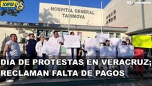 Día de protestas en Veracruz; reclaman falta de pagos