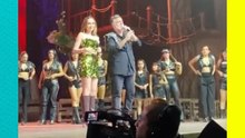 Carolina Ross y Nacho Cano celebran las 300 funciones de Malinche, el musical