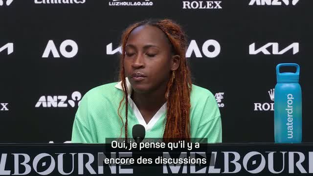 Open d'Australie - Gauff souhaite continuer la bataille pour les prize money