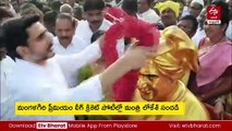 మంగళగిరి ప్రీమియం లీగ్‌ క్రికెట్‌ పోటీల్లో మంత్రి లోకేశ్‌ సందడి