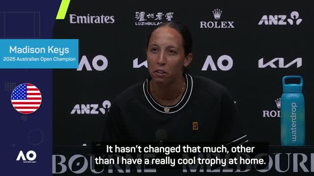 Australian Open title 'has not changed my life' - Keys