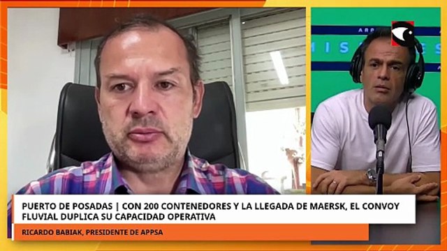 Con 200 contenedores y la llegada de Maersk, el Puerto de Posadas duplica su capacidad operativa