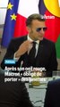 Macron « obligé de porter » des lunettes de soleil à cause de son oeil rouge